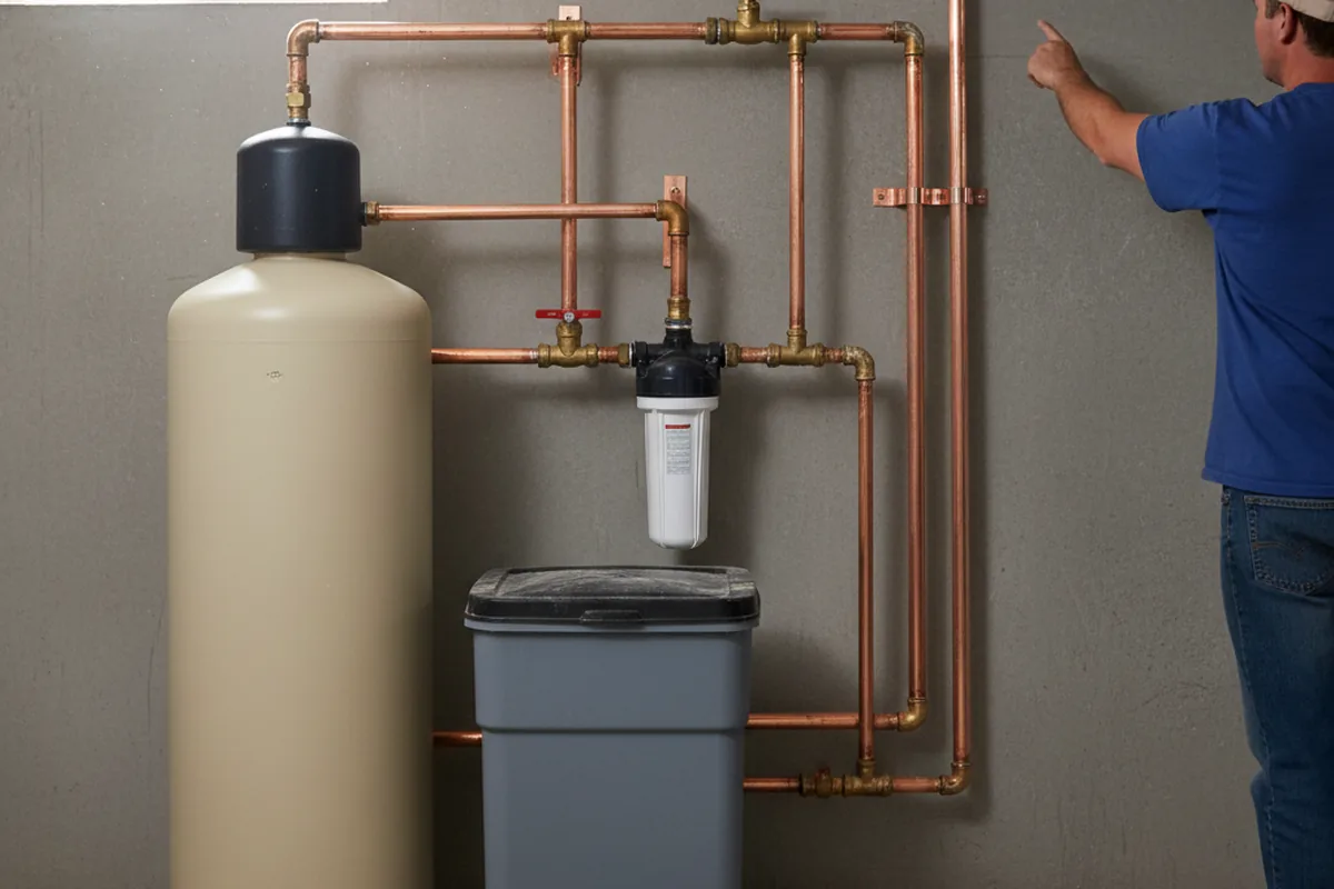 Whole-house water treatment system installed in Williamson